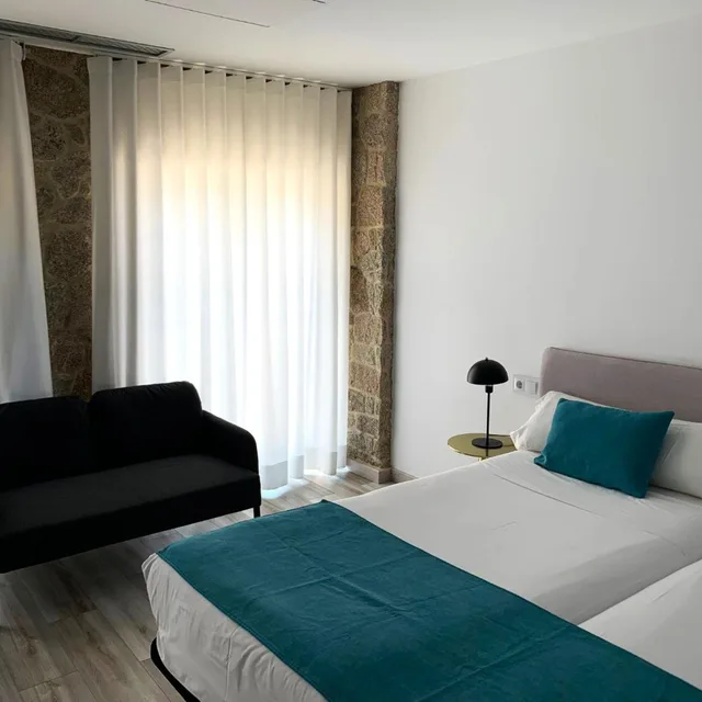 غرفة اقتصادية بسرير مزدوج، Pombal Rooms Santiago 3/10