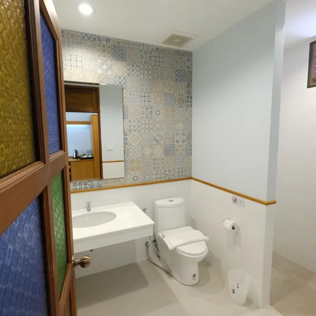 غرفة ديلوكس بسرير مزدوج أو سريرين منفصلين بإطلالة على الحديقة، Baan Imm Sook Resort 9/9