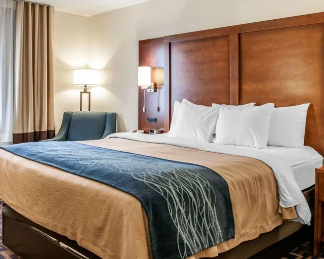 غرفة بسرير كوين بحوض استحمام لذوي الإعاقة، Comfort Inn Marion 2/6