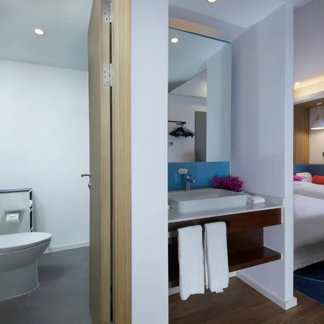 غرفة بسرير مزدوج لذوي الإعاقة، HOLIDAY INN EXPRESS ZHANGJIAGANG EAST 5/6