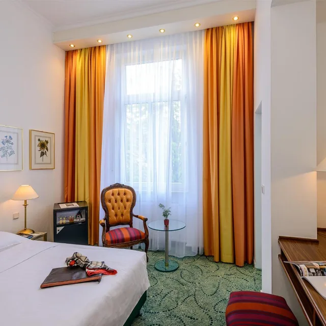 غرفة سوبيريور مفردة بسرير مزدوج، Hotel Palmenhof 4/8