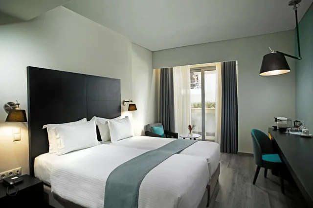 غرفة بسرير مزدوج أو سريرين منفصلين بشرفة، Lozenge Hotel 6/10