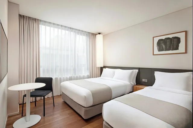 غرفة ديلوكس عائلية بسرير مزدوج وسرير فردي، Shilla Stay Seocho 1/2