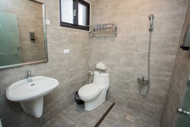 غرفة بسرير مزدوج بشرفة، Taitung Sun Forest BnB 1/1