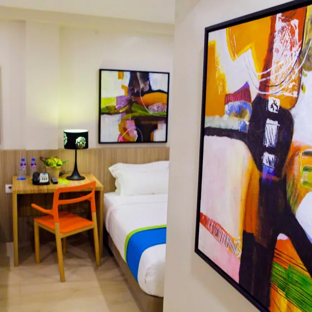 غرفة بسرير مزدوج أو سريرين منفصلين، Zpad Residences 1/8