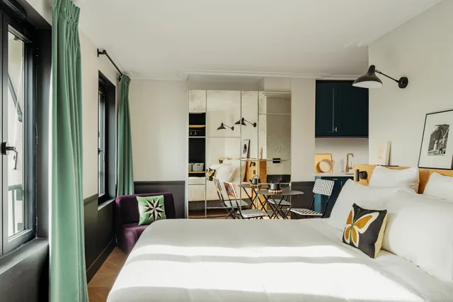 استوديو ديلوكس بسرير كوين بإطلالة على الحديقة، My Maison In Paris - Invalides 1/6
