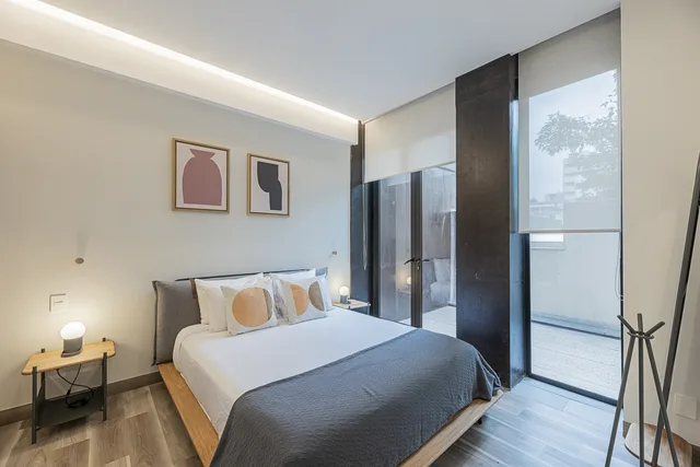 شقة ديلوكس بشرفة بغرفة نوم واحدة، Cuadra 134 Residencial 3/8