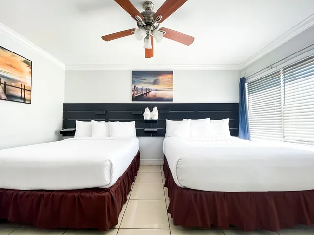 غرفة ديلوكس بسريرين كوين، Ocean Villas 3/4