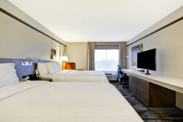غرفة بسريرين كوين لذوي الإعاقة، Hilton Garden Inn Austin/Round Rock 2/4
