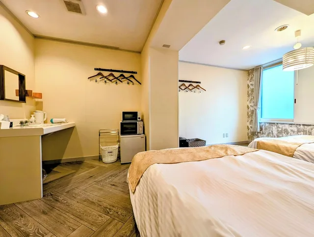 Design, 2 Double Beds، Kanazawa Ekimae Hotel 2/7
