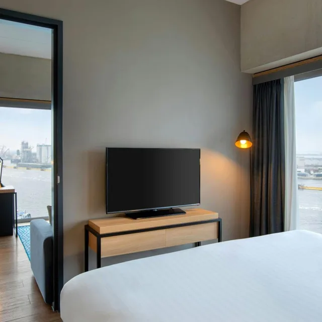 جناح ركني بسرير كوين بغرفة نوم واحدة، Residence Inn By Marriott Amsterdam Houthavens 3/7