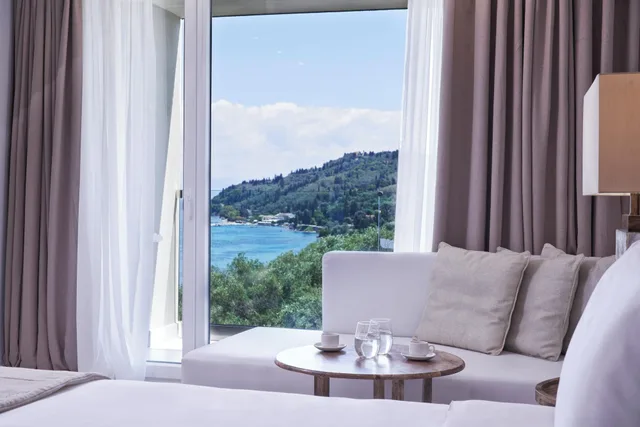 Superior, Double Bed, Lateral Side Sea View، Mythos Palace Resort - Adults only 3/4