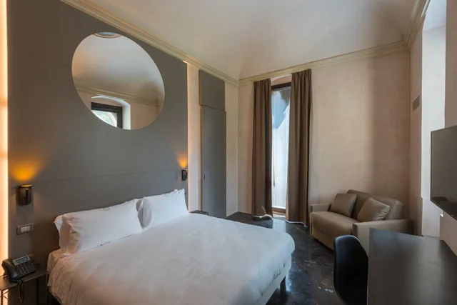 غرفة ديلوكس بسرير مزدوج بشرفة، Villa Boscarino 1/4