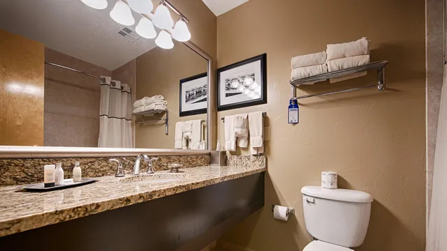 غرفة قياسية بسرير كينج بإطلالة على الجبل مع أريكة، Best Western Vista Inn 8/9