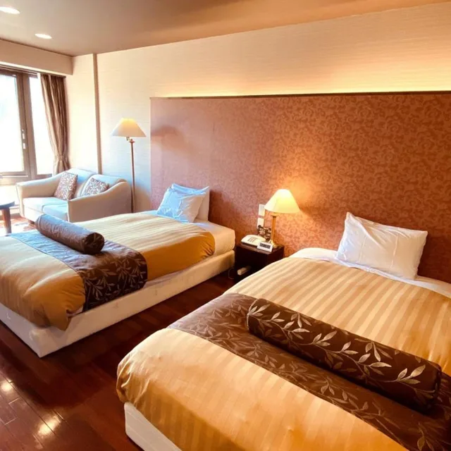 غرفة قياسية بسريرين منفصلين، Hotel Morinokaze Ousyuku 2/2