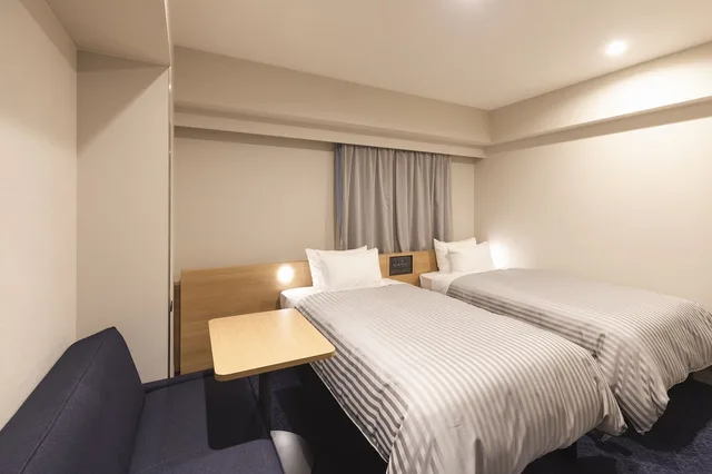 غرفة ديلوكس بسريرين منفصلين مع أريكة، Sotetsu Fresa Inn Nagoya-Shinkansenguchi 2/3