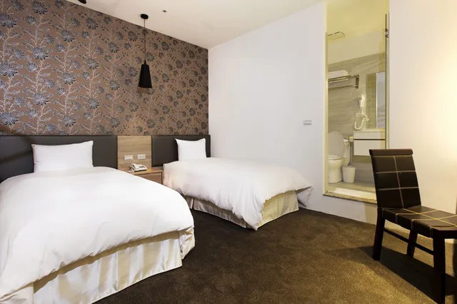 غرفة بسريرين منفصلين، Hotel New Queen 2 1/6