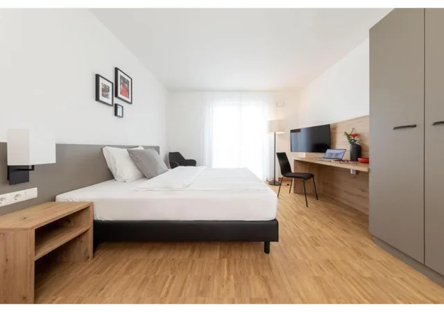 شقة ديلوكس كبيرة بسرير كينج، Brera Serviced Apartments Stuttgart 1/1