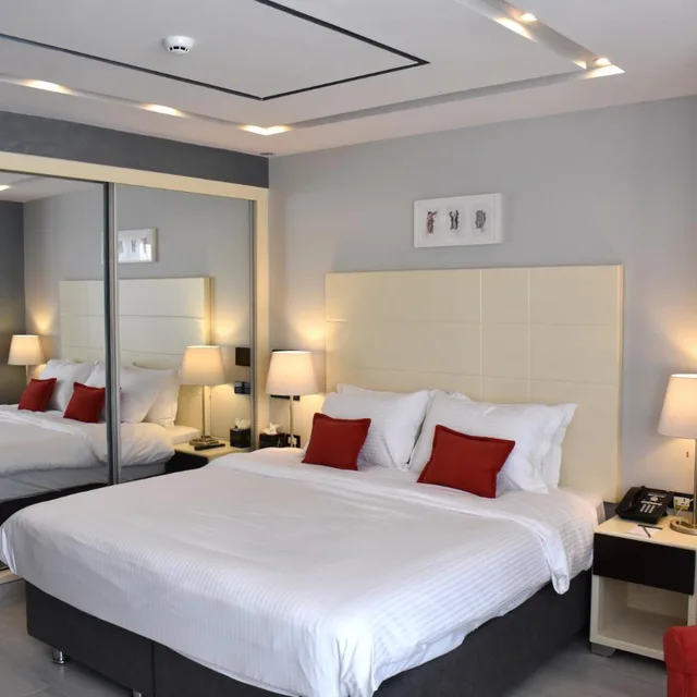 غرفة ديلوكس بسرير مزدوج أو سريرين منفصلين بشرفة، Petra Boutique Hotel 6/10