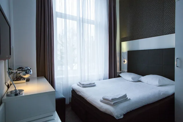 غرفة صغيرة بسرير مزدوج، Hotel Vossius Vondelpark 4/6