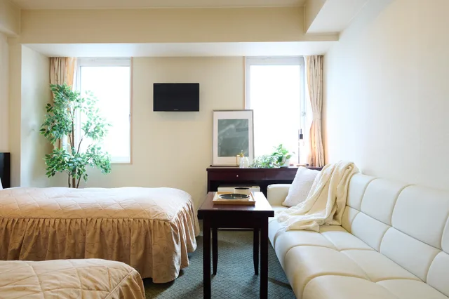 غرفة قياسية بسريرين منفصلين للمدخنين، Hotel Sho Sapporo 1/1