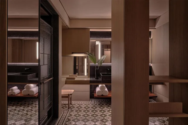 استوديو بسريرين منفصلين بإطلالة على المدينة، Alila Shanghai 2/3