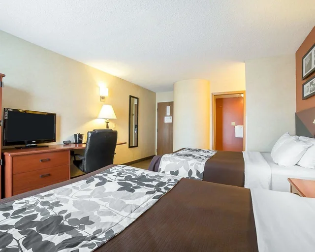 غرفة قياسية بسريرين مزدوجين، Sleep Inn Billings, MT 9/10