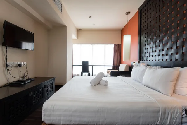 استوديو تنفيذي بسرير كينج بمطبخ صغير، Resort Suites At Bandar Sunway 4/5