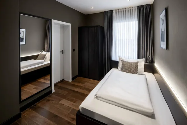 غرفة مريحة مفردة، Hotel AMANO Dusseldorf 2/2