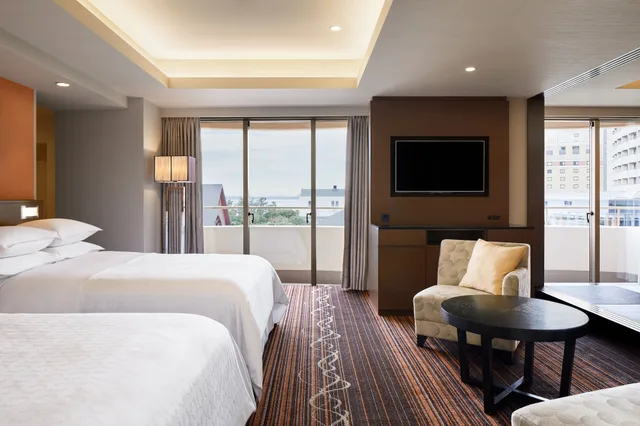 جناح كلوب بسرير مزدوج بشرفة، Sheraton Grande Tokyo Bay Hotel 5/9