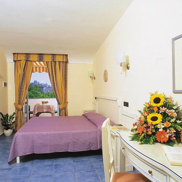 غرفة ثلاثية بإطلالة على الحديقة، Hotel San Giovanni Terme 5/7