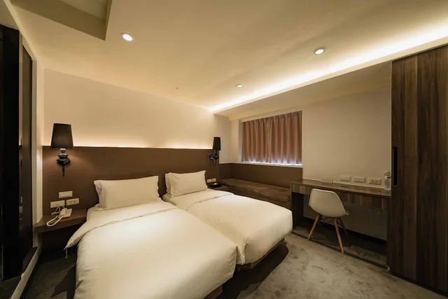 غرفة قياسية بسريرين منفصلين، Swiio Hotel 2/2