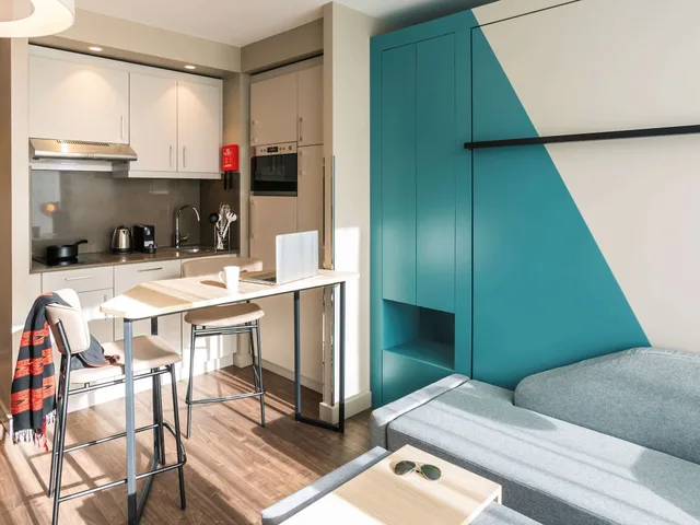 Studio 2 Persons Twin beds، Aparthotel Adagio London Stratford 4/6