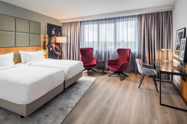 غرفة قياسية بسرير كينج، Radisson Blu Hotel, Hamburg Airport 8/10