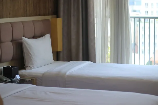 غرفة بريميوم بسريرين منفصلين، GK Central Hotel 10/10