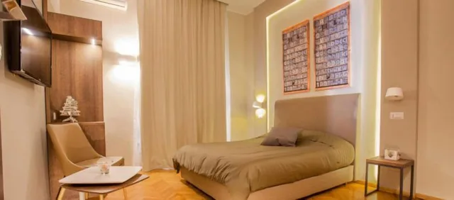 غرفة كلاسيكية بسريرين منفصلين بغرفة نوم واحدة، B B Palazzo Depretis 2/4