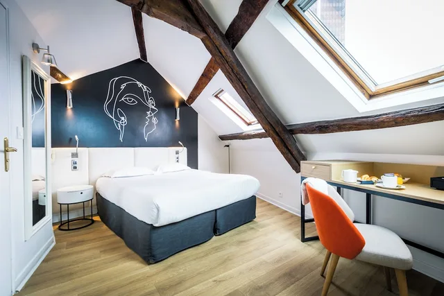 غرفة سوبيريور بإطلالة على المدينة، Hotel Montparnasse Saint Germain 1/7