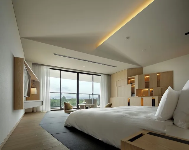 غرفة عصرية بفرشتي فوتون بإطلالة على المتنزه، Sorano Hotel 2/3