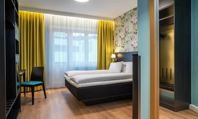 غرفة قياسية بسرير كوين، Thon Hotel Slottsparken 2/3