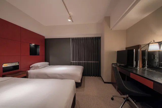 غرفة قياسية بسريرين منفصلين للمدخنين، Hotel Vista Sapporo Nakajimakoen 1/4