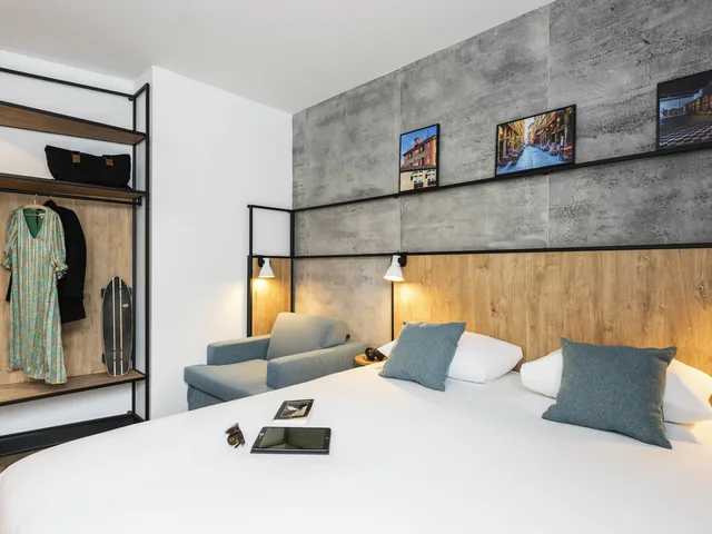 غرفة بريميوم بسرير مزدوج مع أريكة، ibis Lyon Sud Oullins (Ex Hotel Campanile LYON SUD - Oullins) 3/7