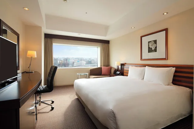 غرفة بريميوم بسرير كينج بإطلالة على المدينة للمدخنين، Ana Crowne Plaza Okayama Formerly Ana Hotel Okayama 2/6
