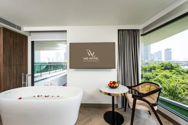 غرفة بريميير ركنية بإطلالة على النهر، We Hotel Riverfront Bangkok 6/10