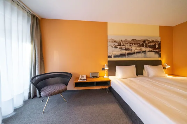 Room, Twin Beds, Hill View، Seehotel Kastanienbaum 2/10