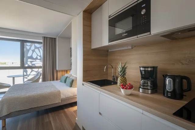 استوديو بسرير كوين بشرفة، Lagrange Apart Hotel - Les Jardins de l Olympie 6/10