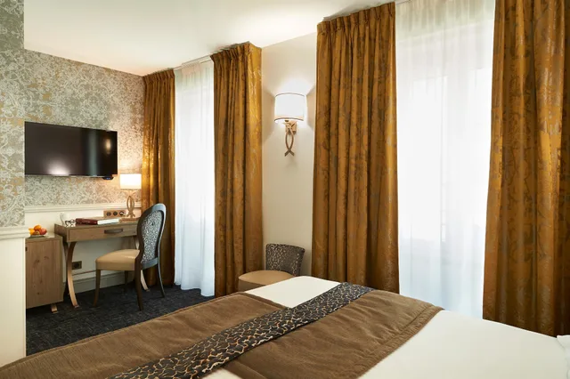 غرفة ديلوكس بسريرين منفصلين، Best Western Premier Hotel Bayonne Etche Ona-borde 6/9
