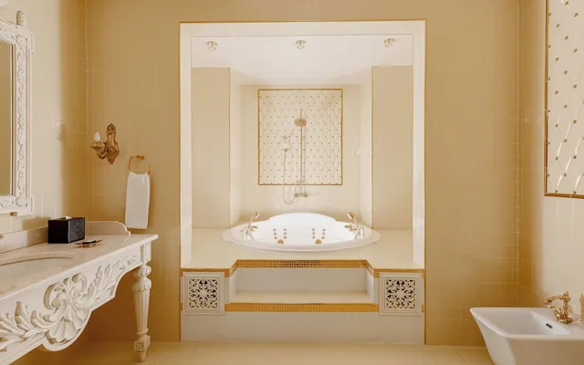 جناح رئاسي بسرير كينج وسريرين منفصلين، Shamakhi Palace Sharadil Hotel 5/5