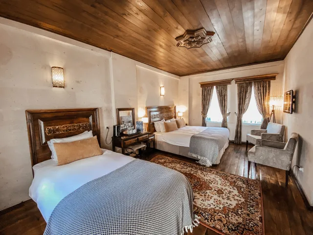 غرفة عائلية ثلاثية بسرير كينج وسرير فردي بشرفة بغرفة نوم واحدة، Osmanli Manor Hotel 4/9
