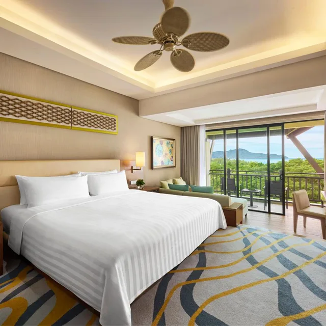 Deluxe, Double Bed, Sea View, Garden Wing، Shangri-La Rasa Ria Kota Kinabalu 1/5