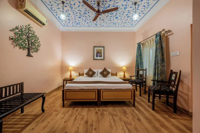 1 Bedroom, Deluxe, Twin Beds, Balcony, Courtyard Area، SURYAA VILLA JAIPUR A CLASSIC HERITAGE HOTEL 6/10